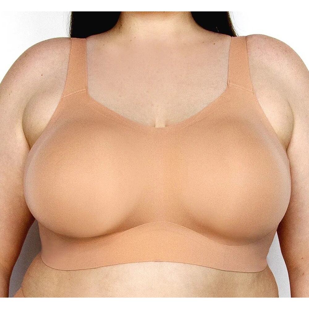EVELYN BOBBIE WOMEN'S 2XL Nude Mica THE BEYOND BRA 2x Comfort